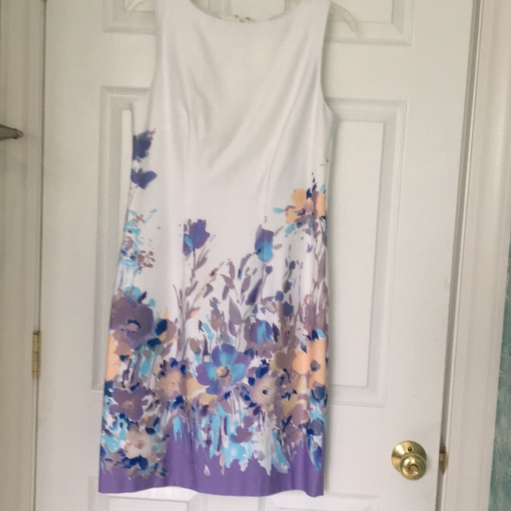 NWOT Watercolor Dress - Picture 2 of 6